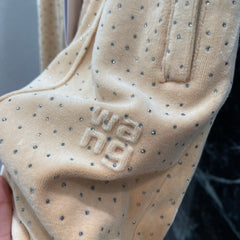 Rhinestone Velvet Suit