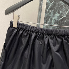 Workwear-style midi skirt