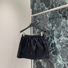 Workwear-style midi skirt