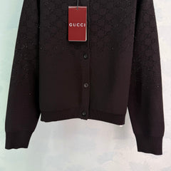 Rhinestone Knit Cardigan