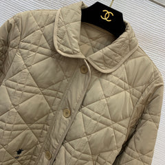 Tengger Pattern Slim Fit Cotton-padded Jacket