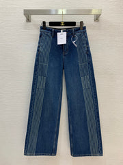 Printed Loose Fit Versatile Jeans