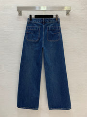 Printed Loose Fit Versatile Jeans