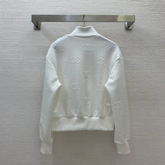 Embossed logo fashion casual sportswear set