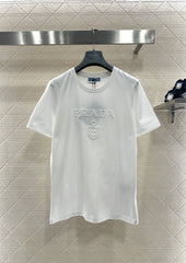 Gold-Stamped Logo T-Shirt