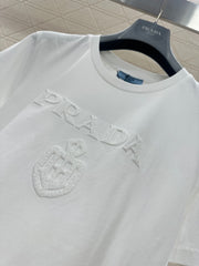 Gold-Stamped Logo T-Shirt