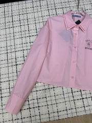 Classic letter print shirt