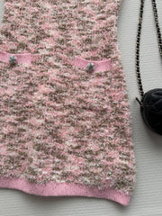 Tweed Sleeveless Dress