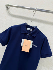 Collared Short-Sleeve Polo Shirt