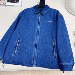 Collared Denim Jacket