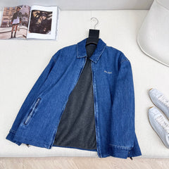 Collared Denim Jacket