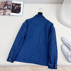Collared Denim Jacket