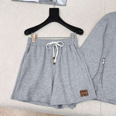 Letter Pattern Embroidered Set