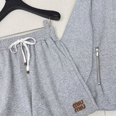 Letter Pattern Embroidered Set