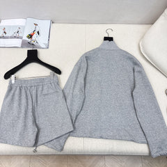 Letter Pattern Embroidered Set