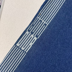 Double-sided jacquard straight-leg jeans