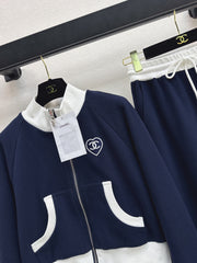 Casual Stand Collar Set