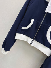 Casual Stand Collar Set