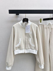 Casual Stand Collar Set