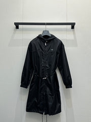 Hooded Windproof Jacket Dress