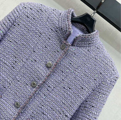 Stand-up collar dress coat