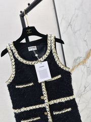 Woven Vest Dress
