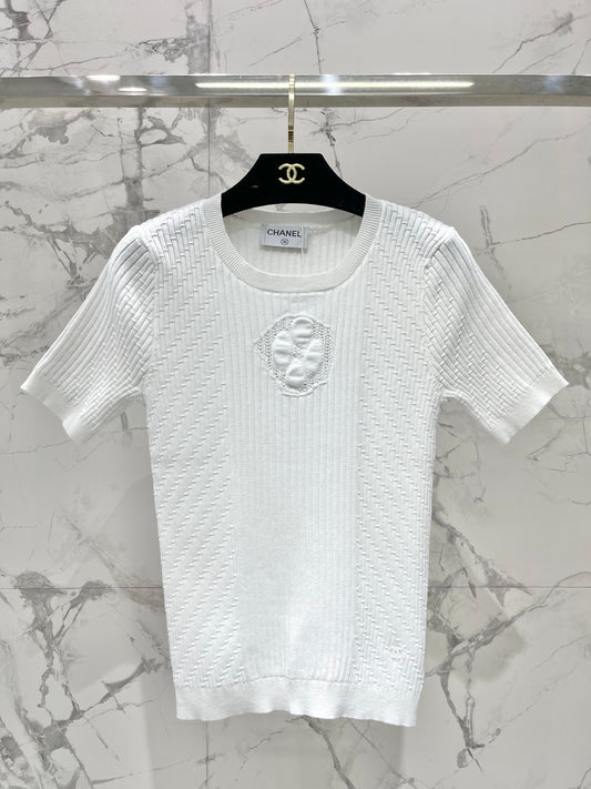 Stretch Fit Diamond Pattern short sleeves