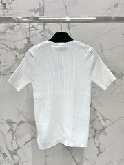 Stretch Fit Diamond Pattern short sleeves