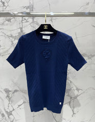 Stretch Fit Diamond Pattern short sleeves