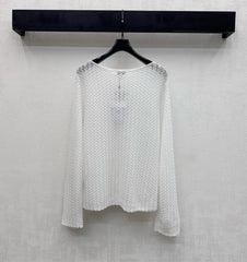 Wavy Knit Top