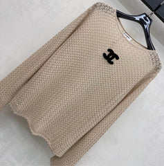 Wavy Knit Top