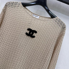 Wavy Knit Top