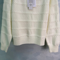 Cable knit sweater