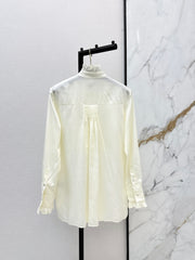 Ruffled Tencel Shirt