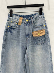 Monogram Jacquard Jeans