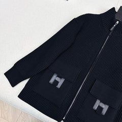 Pocket Wool Knit Cardigan