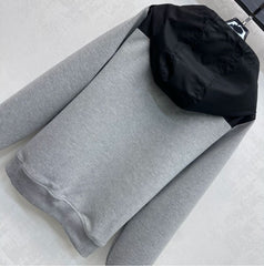 Patchwork Hooded Sweatshirt