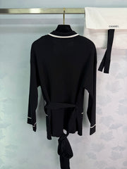Black Knit Cardigan