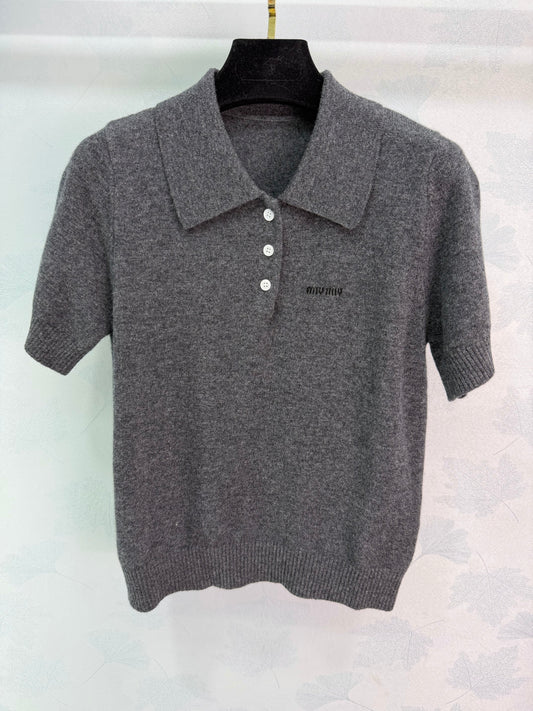 polo Knit Top
