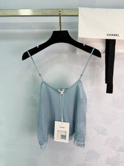 Blue camisole top