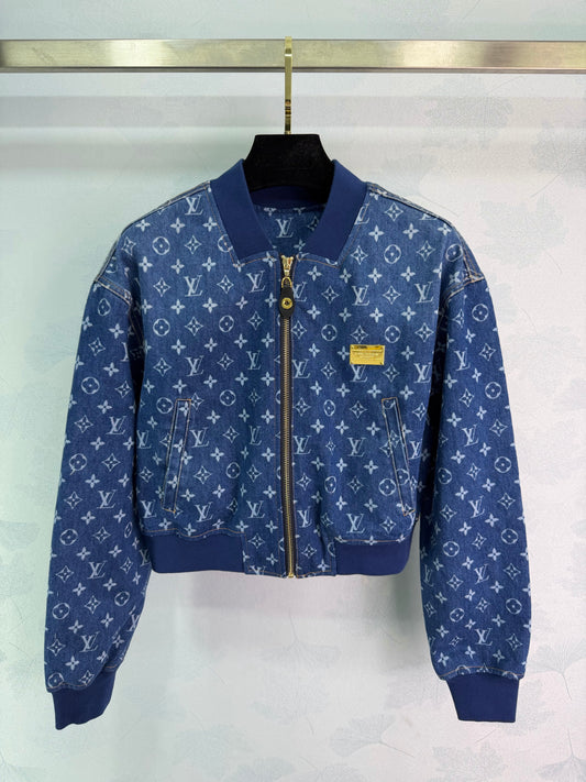 Denim Baseball Jacket
