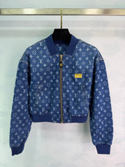 Denim Baseball Jacket