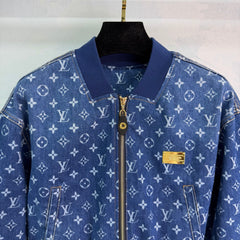 Denim Baseball Jacket