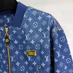 Denim Baseball Jacket