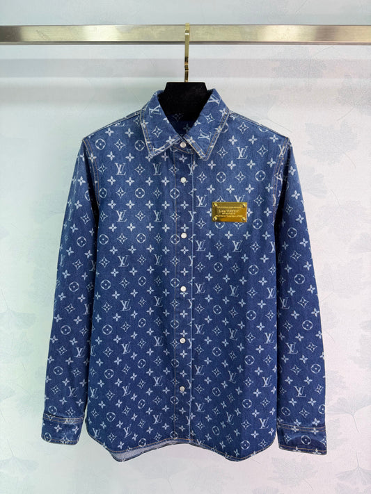Monogram Denim Shirt
