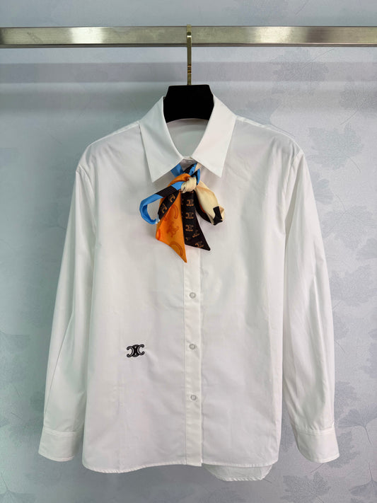 White Long-Sleeve Shirt