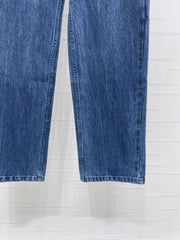 Vintage-style high-waisted jeans