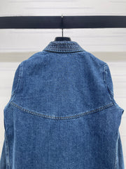 Collared Denim Shirt Jacket