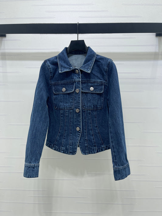 Collared Denim Shirt Jacket