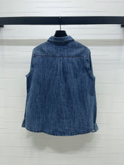 Collared Denim Shirt Jacket